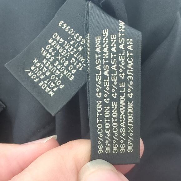 Ralph Lauren Black Label Pants Womens 6 Trouser 29x28 Zip Ankle Classy Dressy - Picture 9 of 11